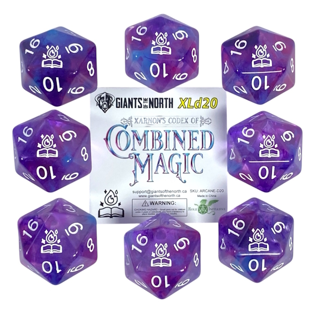 Giants of the North Custom XLd20 Dice