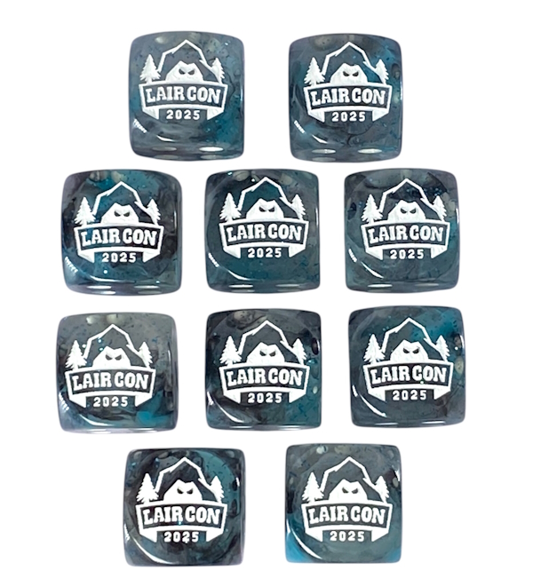 Lair Con Custom d6 pip dice