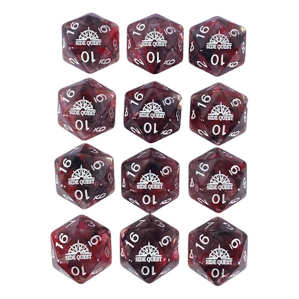 Side Quest Books & Games Custom XLd20 Dice