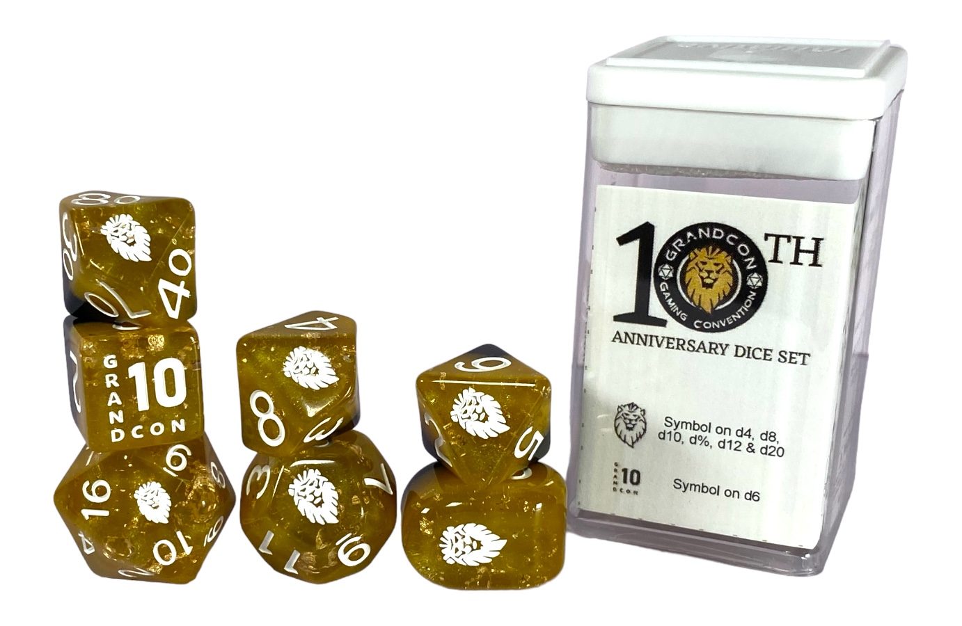 Custom event dice favors